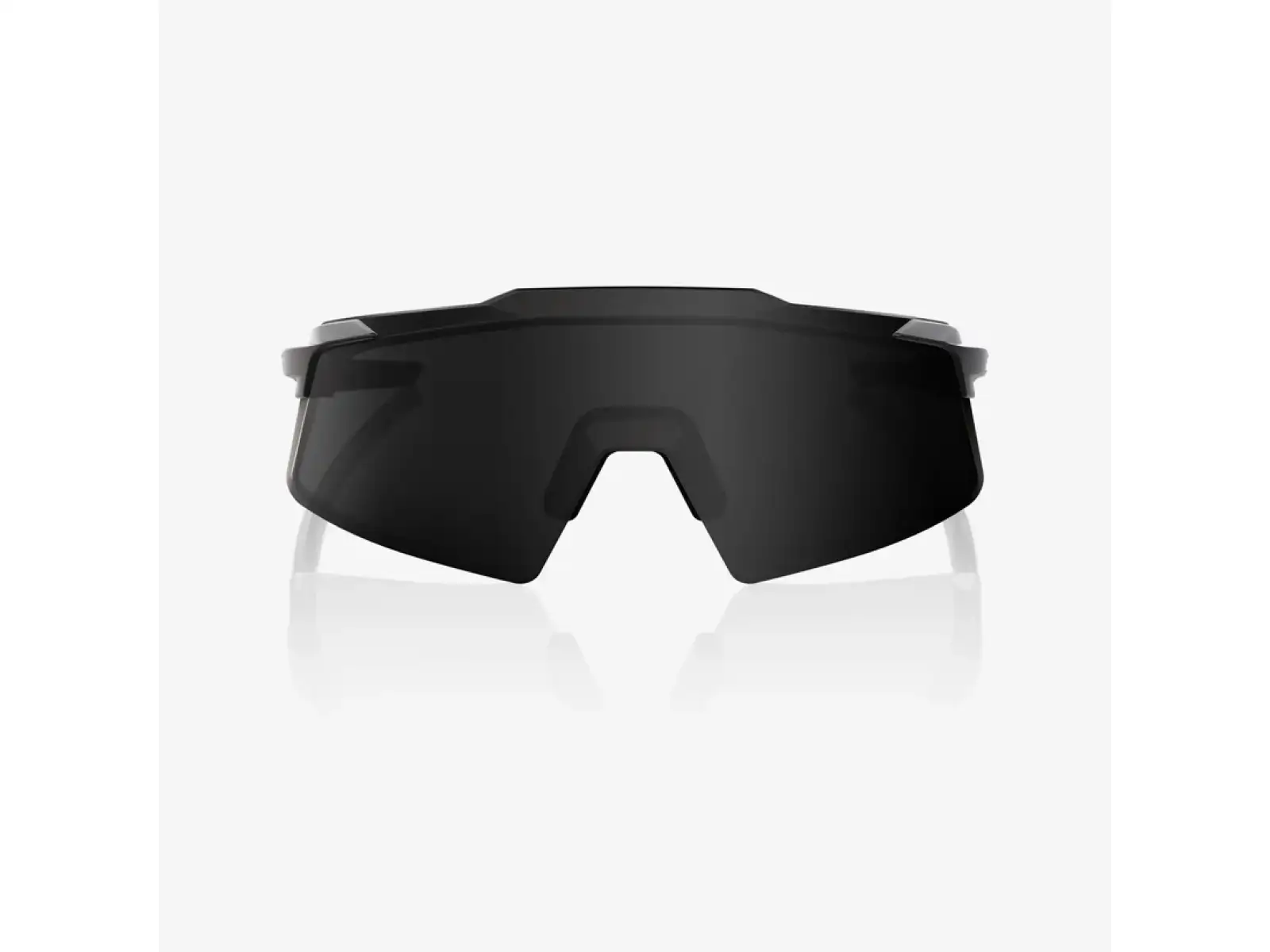 100% Aerocraft sluneční brýle Matte Black/Black Mirror