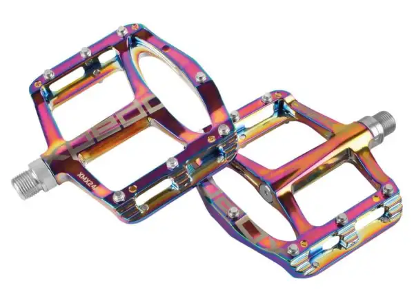 X-pedo Spry+ platformové pedály oil slick