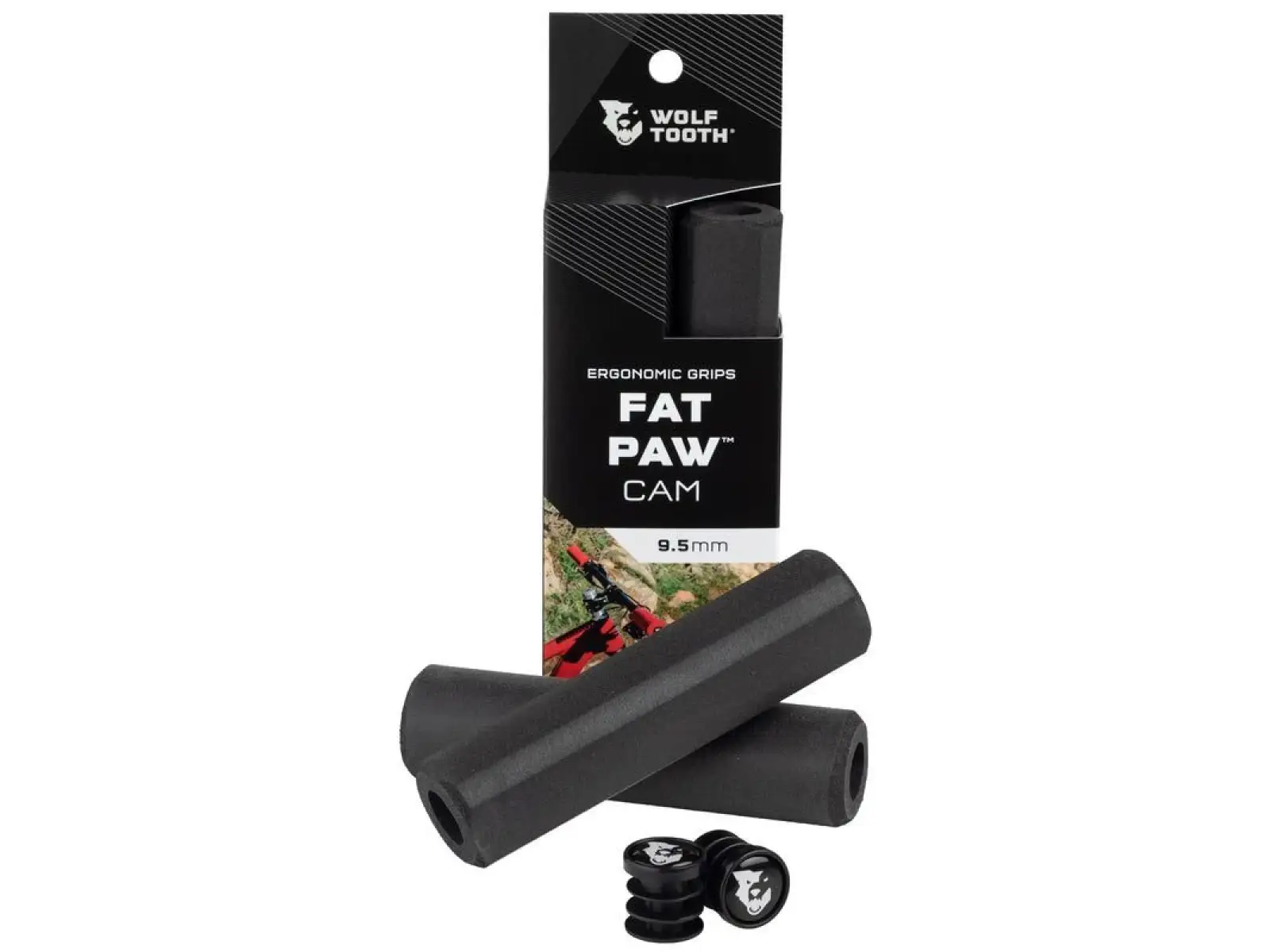 Wolf Tooth Fat Paw Cam 9,5 mm gripy černá
