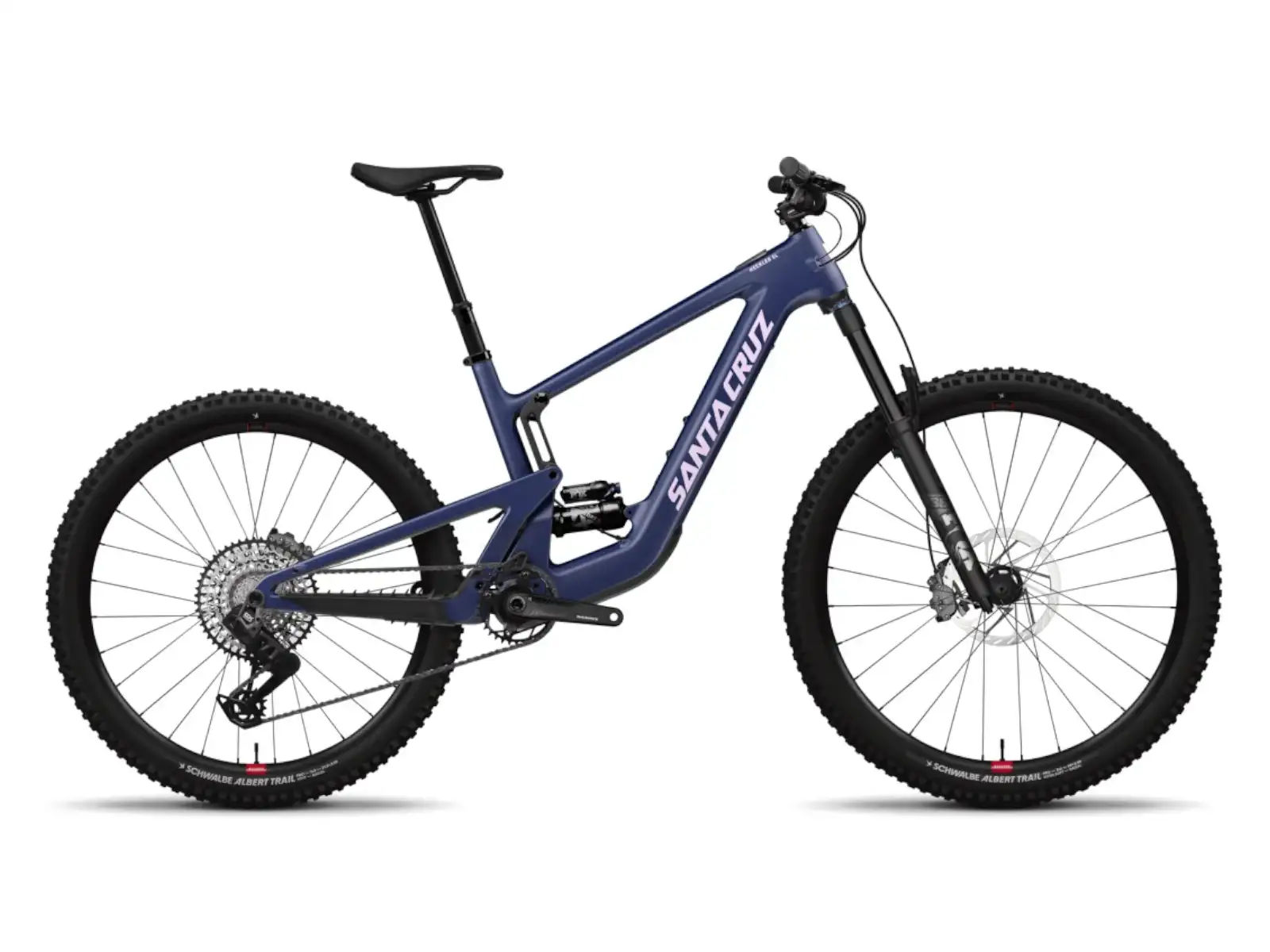 Santa Cruz Heckler SL 1 C MX 25 SM GX AXS celoodpružené elektrokolo Matte Dark Blue