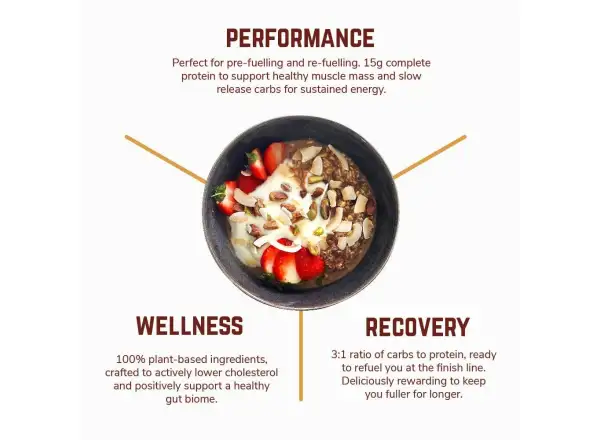 Veloforte Overnight Oats ovesná kaše Strawberry & Coconut
