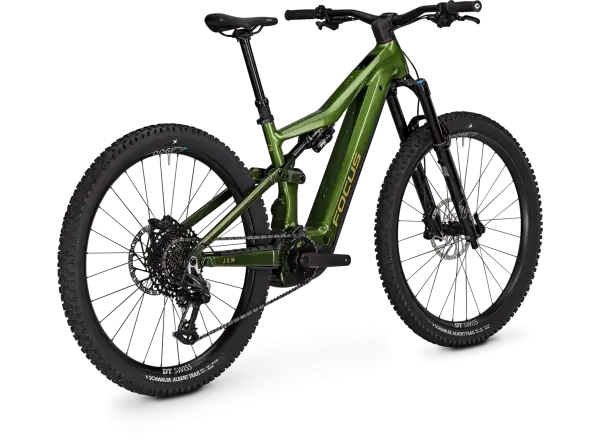 Focus JAM 9 800Wh celoodpružené elektrokolo Sprucegreen / Mossgreen