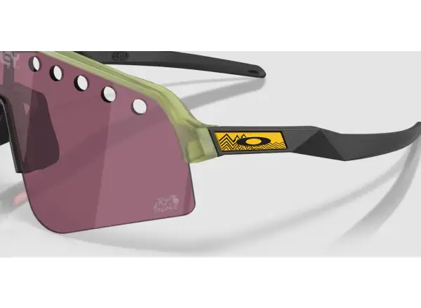 Oakley Sutro Lite Sweep brýle Tour De France Matte Transparent Fern/Prizm Road Black