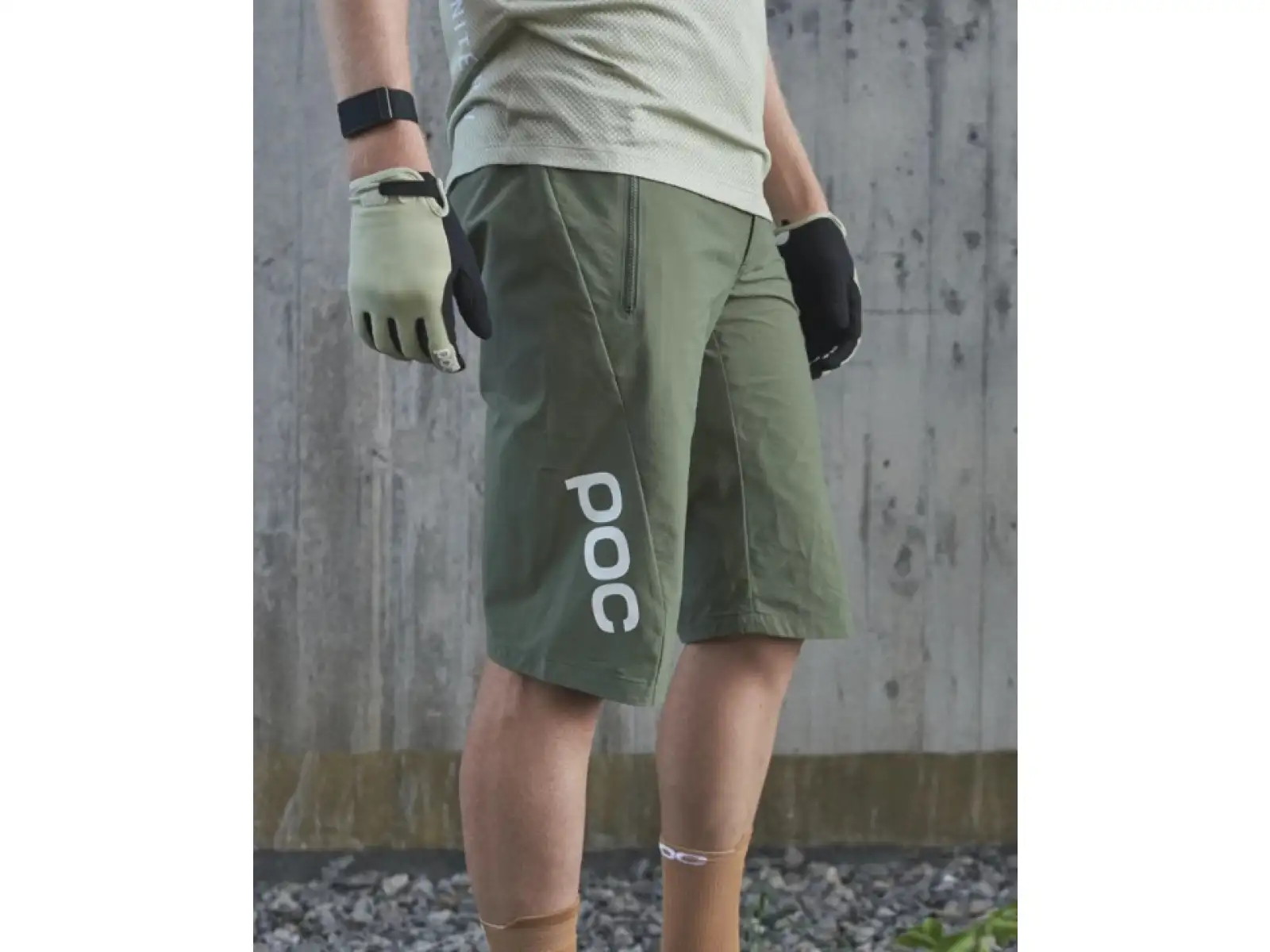 POC Essential Enduro pánské enduro kraťasy Epidote Green