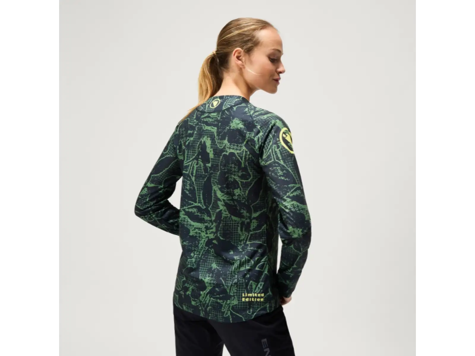 Endura Floral LTD dámský dres dlouhý rukáv Black
