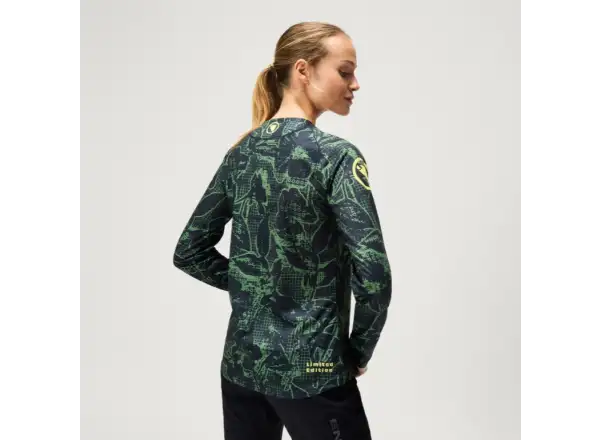 Endura Floral LTD dámský dres dlouhý rukáv Black