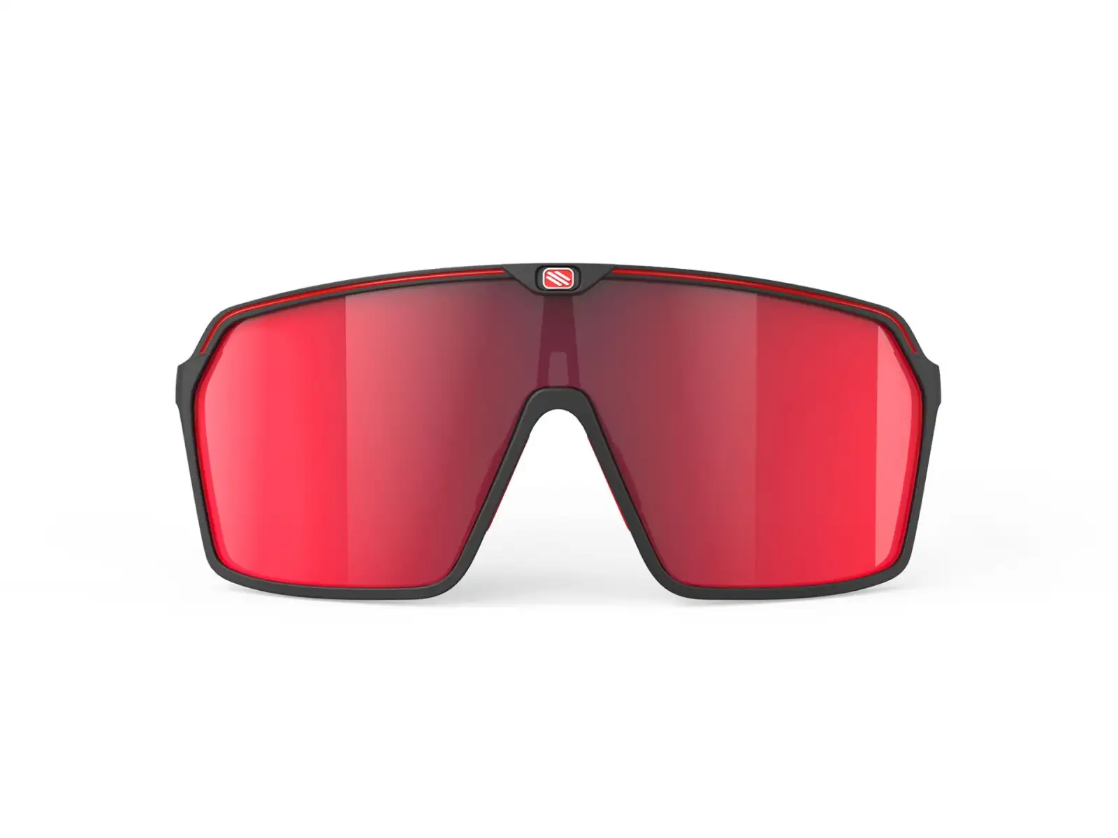 Rudy Project Spinshield sluneční brýle Black Matte/Multilaser Red
