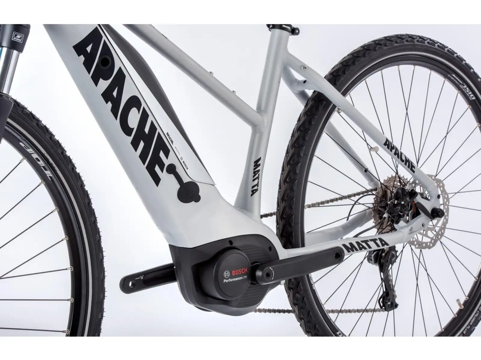 Apache Matta Bosch 3 Active Line 500 silver 2022 dámské krosové elektrokolo