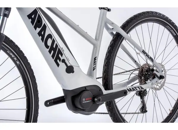 Apache Matta Bosch 3 Active Line 500 silver 2022 dámské krosové elektrokolo