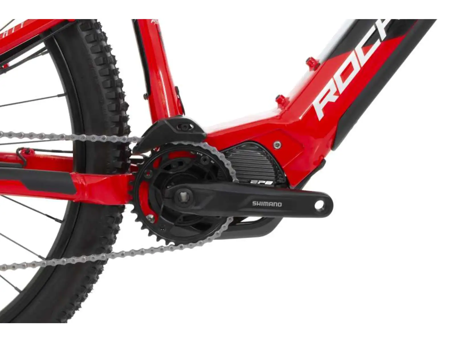 Rock Machine Blizz INT e40-29 horské elektrokolo gloss red/silver/black