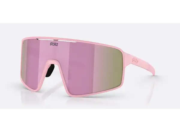 Bliz P001 sluneční brýle Matte Powder Pink/Brown Rosé Multi