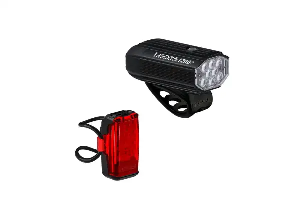 Lezyne Lite Drive 1200+ KTV Drive Pro+ přední a zadní světlo