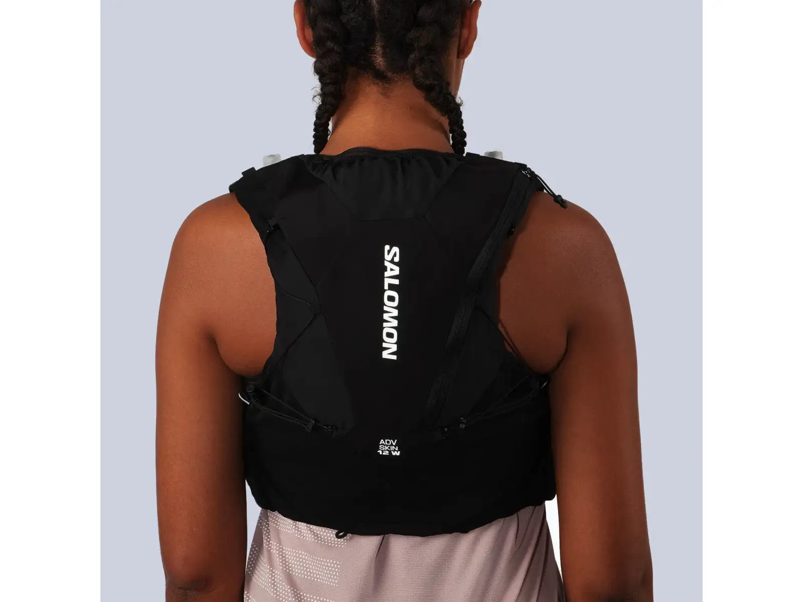 Salomon ADV Skin 12 Set dámská běžecká vesta Black/Asphalt
