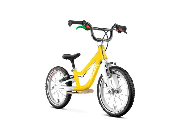Woom GO 1 Plus Vibrant Yellow 14 dětské odrážedlo