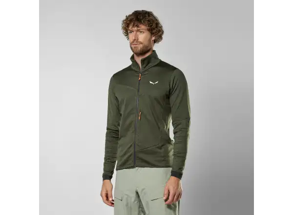Salewa Sella Crevasse pánská mikina Dark Olive