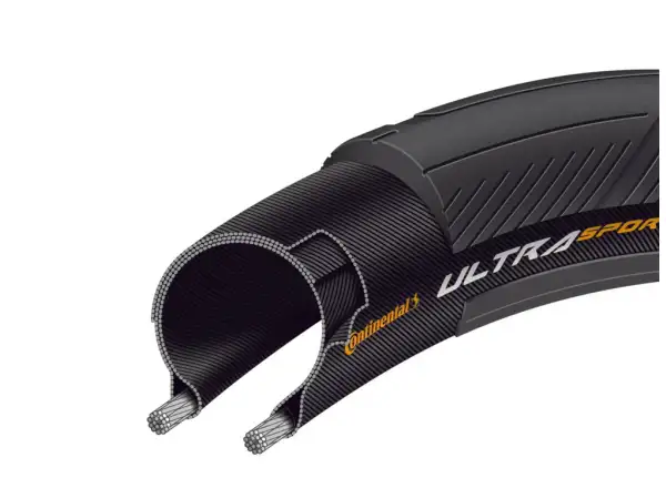 Continental Ultra Sport 3 E-25 silniční plášť kevlar černá/hnědá
