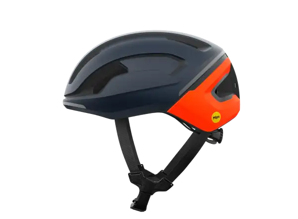 POC Omne Beacon MIPS silniční přilba Apatite Navy Matt/Fluorescent Orange Matt