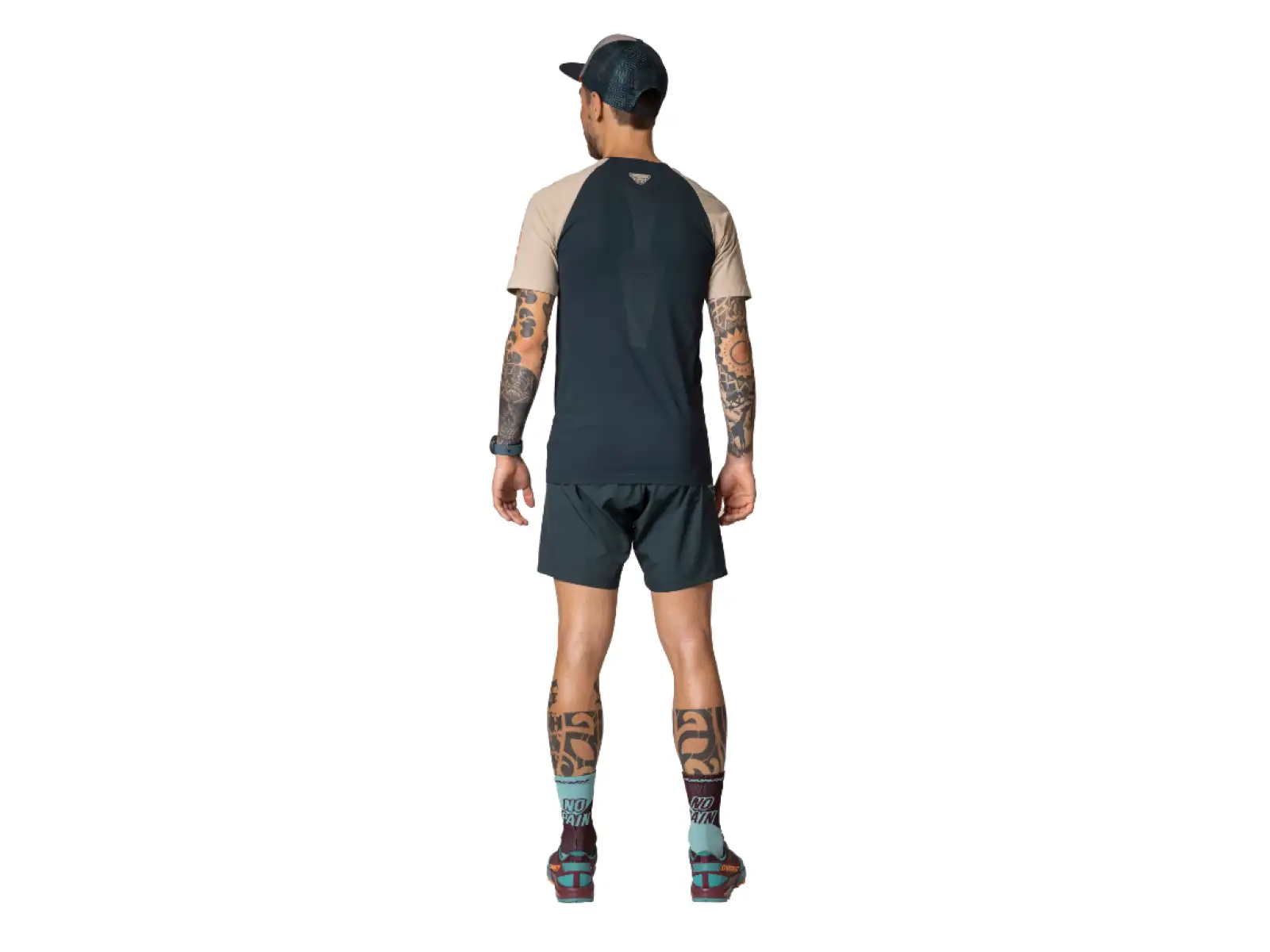 Dynafit Ultra S-Tech pánské triko krátký rukáv Blueberry/Rock Khaki
