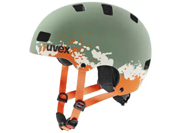 Uvex Kid 3 CC přilba Moss Green/Sand Mat