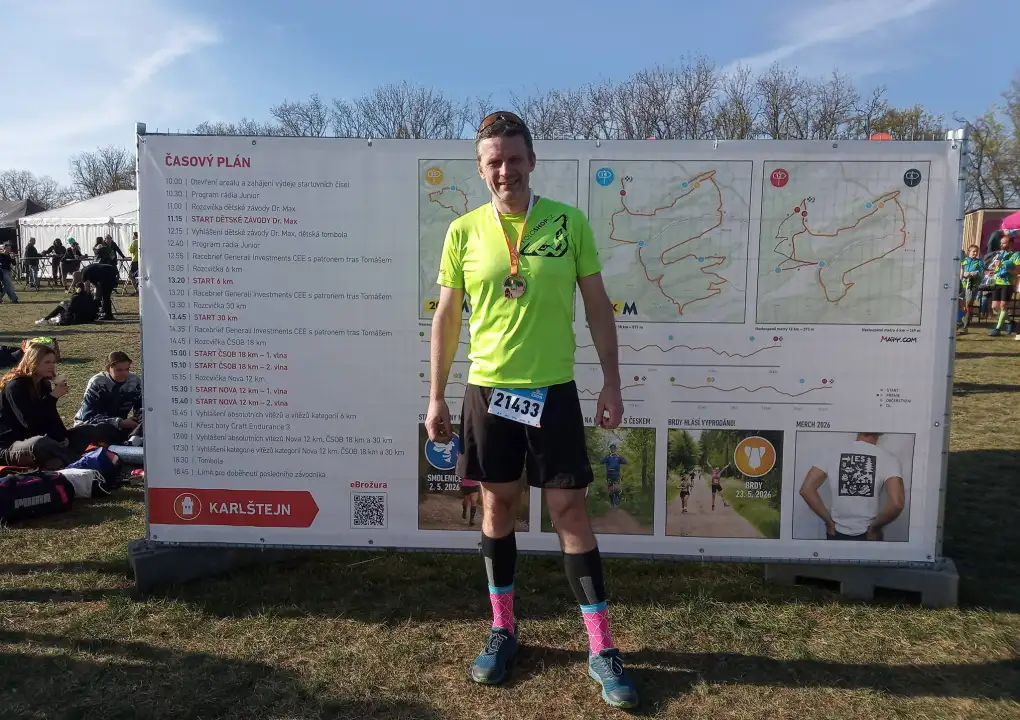 Běhej Lesy Karlštejn – Příroda, kopce a trochu diskotéky