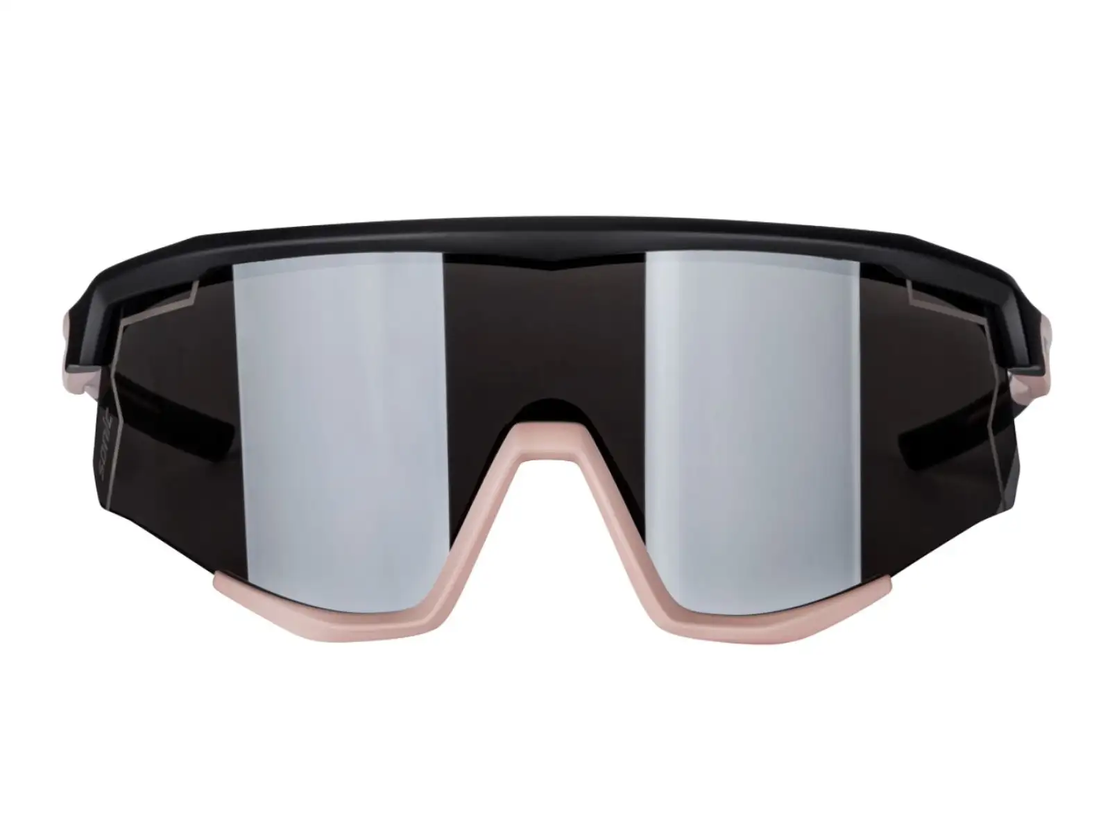Force Sonic cyklistické brýle černá/bronzová, stříbrná zrcadlová skla