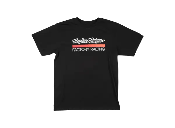 Troy Lee Designs Factory Racing pánské triko krátký rukáv Black/Red