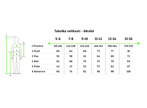 Silvini Melito CP1329 dětské běžecké kalhoty Black