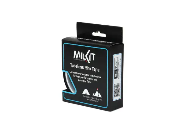 milKit tubeless páska do ráfku 10 m x 21 mm černá