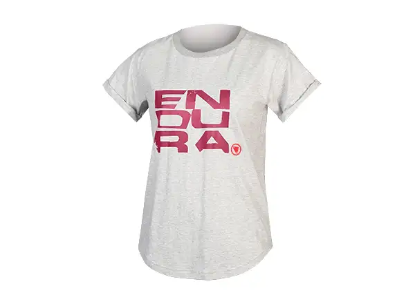 Endura One Clan Organic Tee Stacked dámské triko krátký rukáv Grey