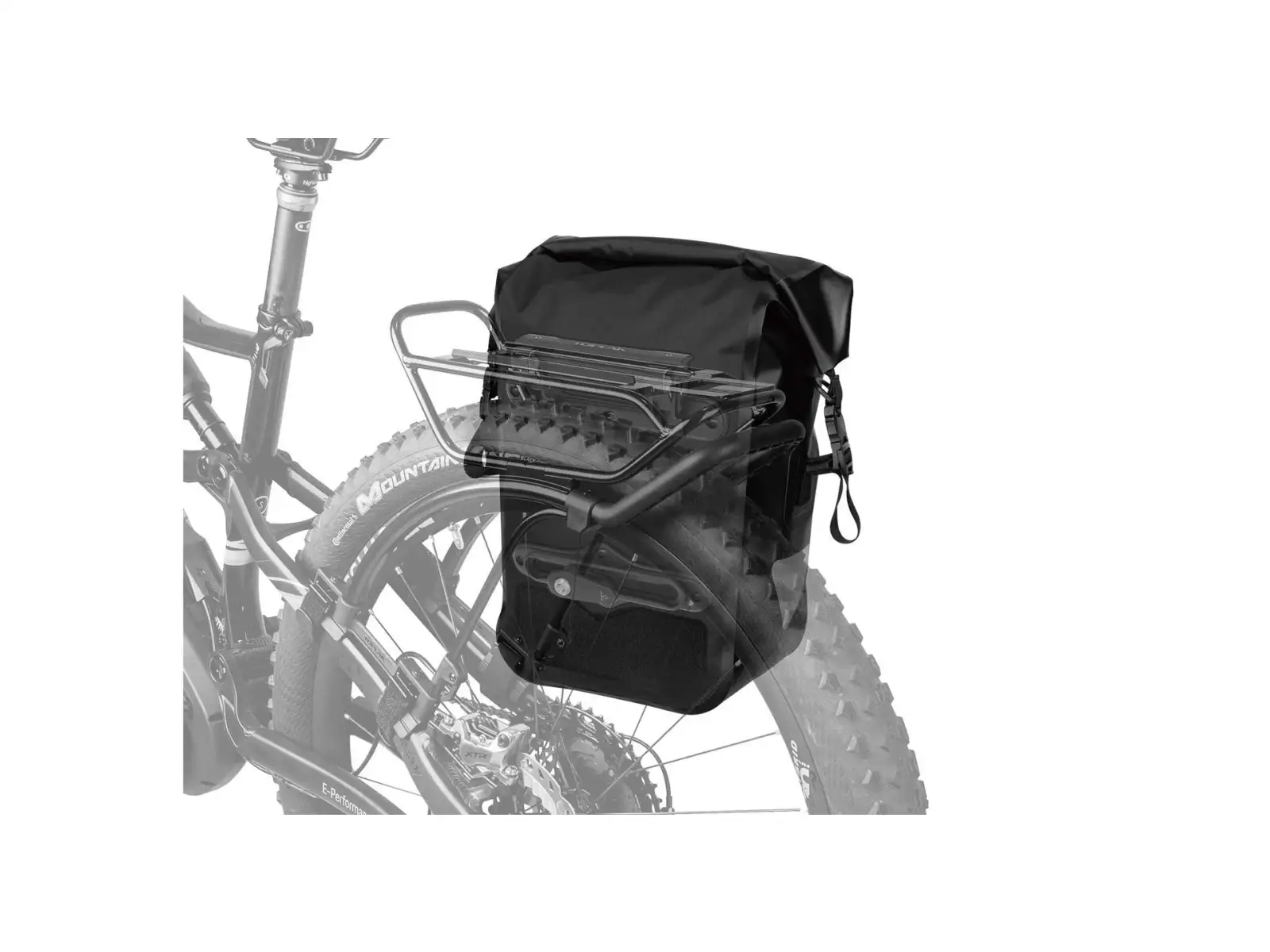 Topeak Pannier Drybag brašna na nosič 24 l černá