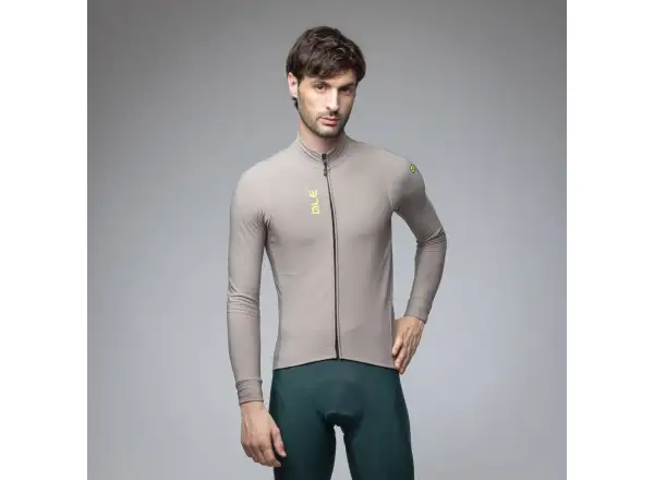 Alé Pragma Fondo 3.0 pánský zateplený dres dlouhý rukáv Rope Grey