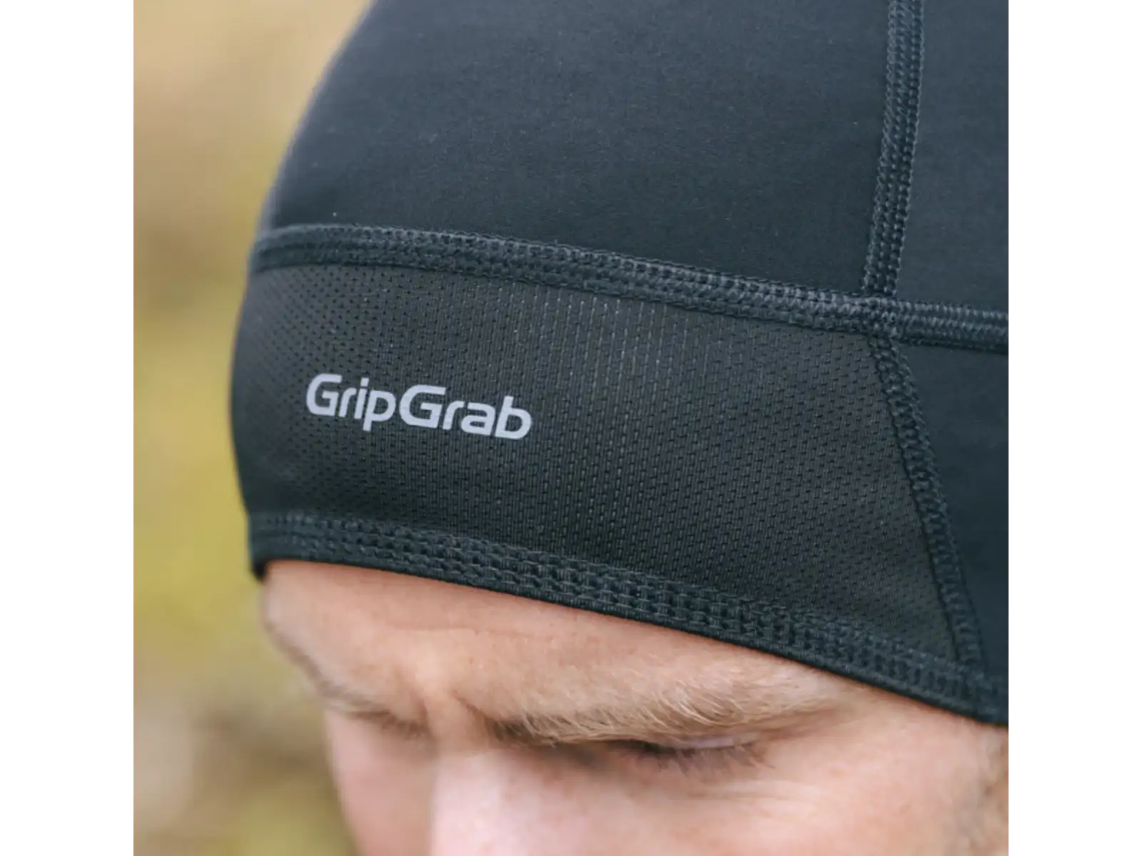 Grip Grab Thermo Windproof Winter Skull cyklistická čepice černá