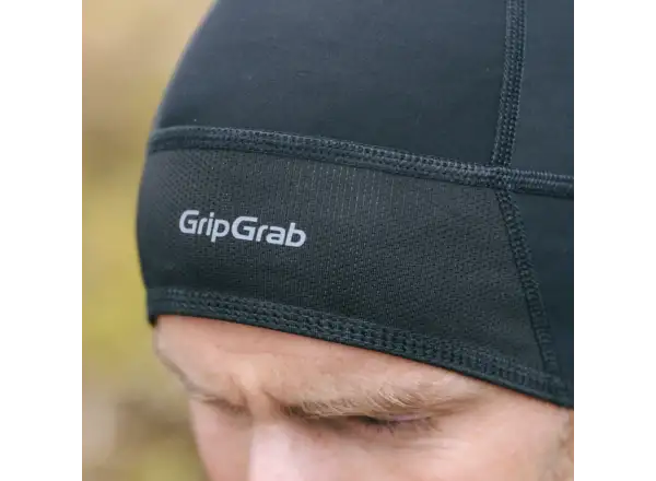 Grip Grab Thermo Windproof Winter Skull cyklistická čepice černá