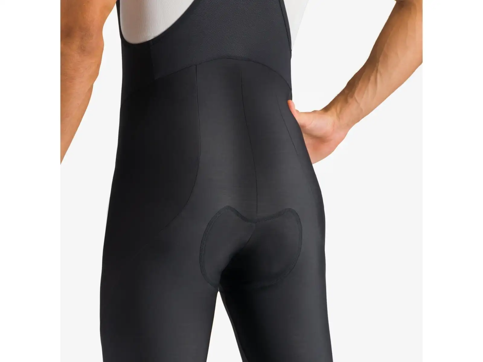 Castelli Entrata pánské kalhoty s laclem a vložkou Black