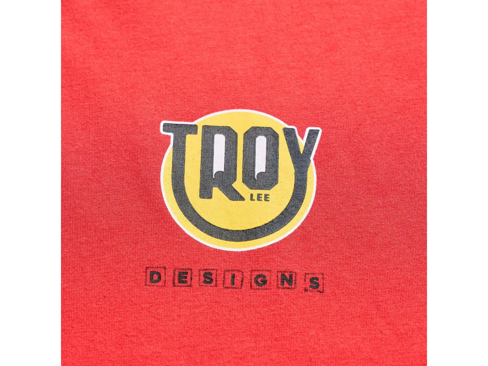 Troy Lee Designs Happy Dayz pánské triko krátký rukáv Scarlet