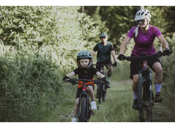 Force Kid MTB Cheery dětský dres krátký rukáv černá/oranžová
