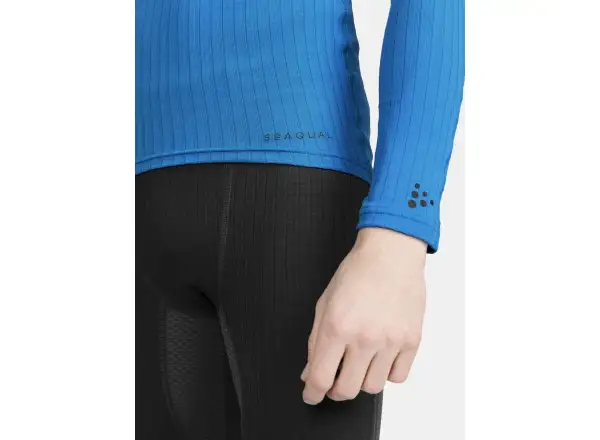 Craft Active Extreme X Zip pánské triko dlouhý rukáv modrá