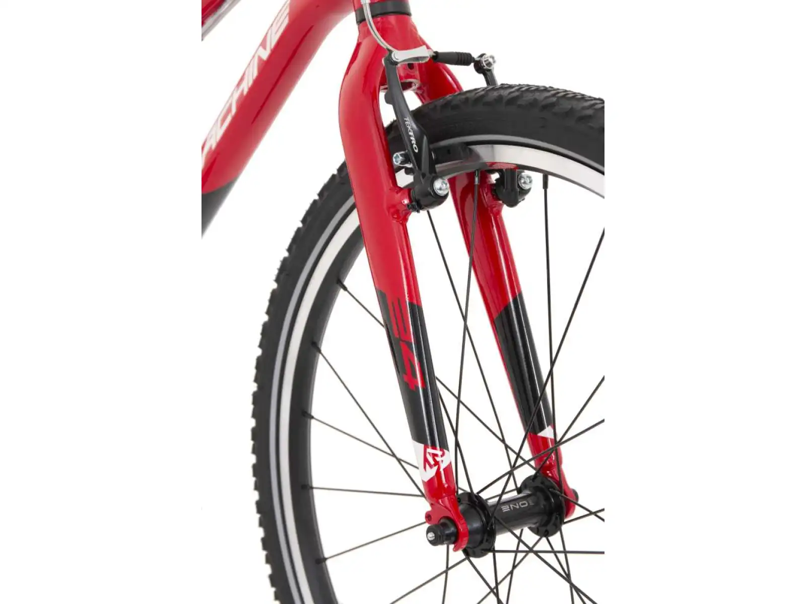 Rock Machine Thunder 24 dětské kolo Gloss Red/White/Black