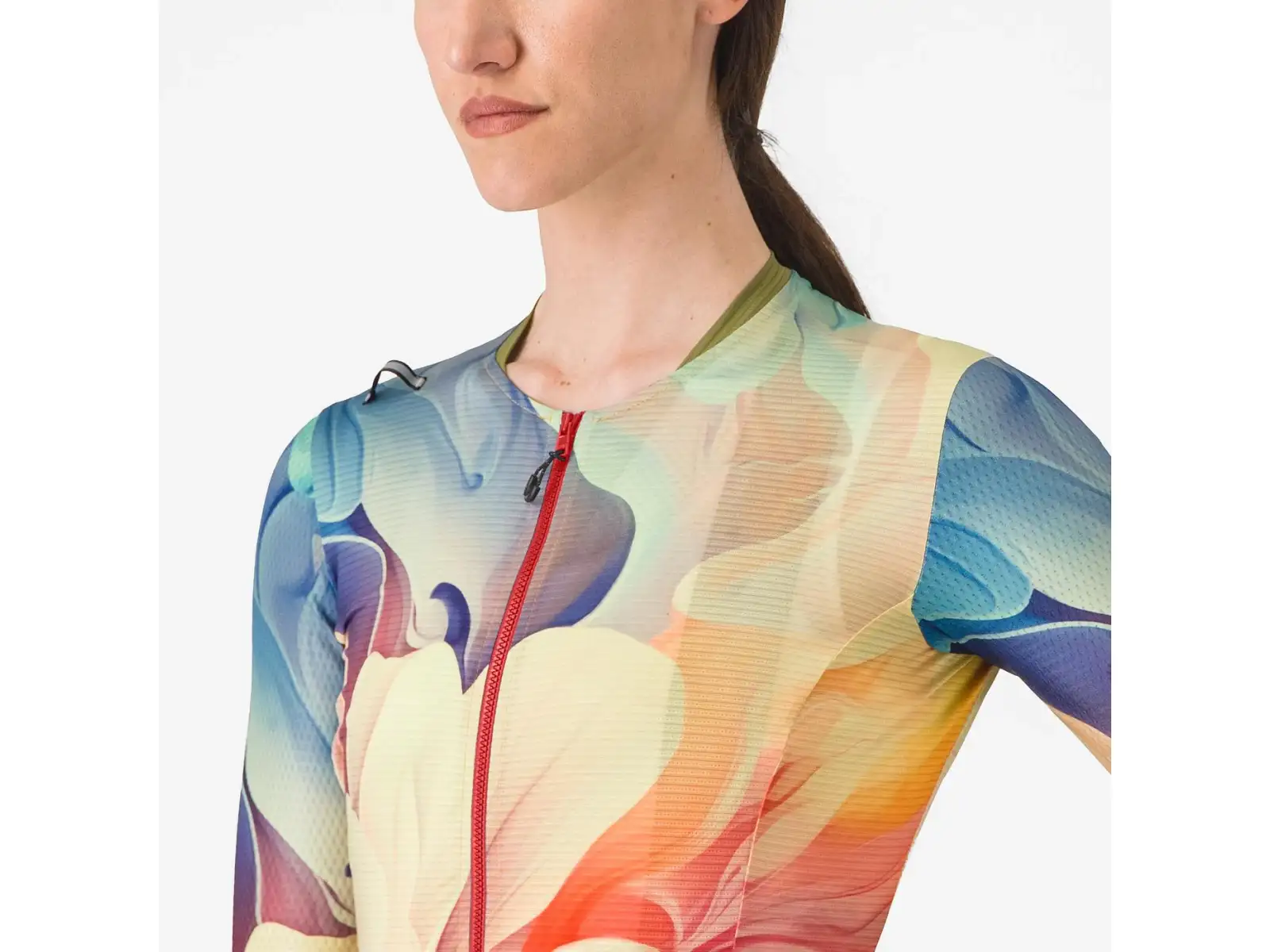 Castelli Unlimited Pro dámský dres krátký rukáv Multicolor Green