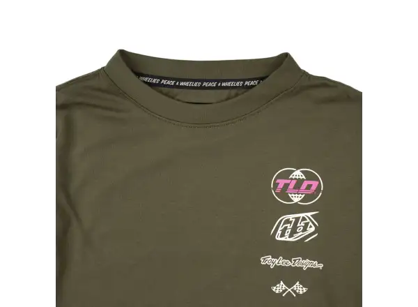 Troy Lee Designs Skyline Ride Tee dětský dres dlouhý rukáv Worldwide Caper