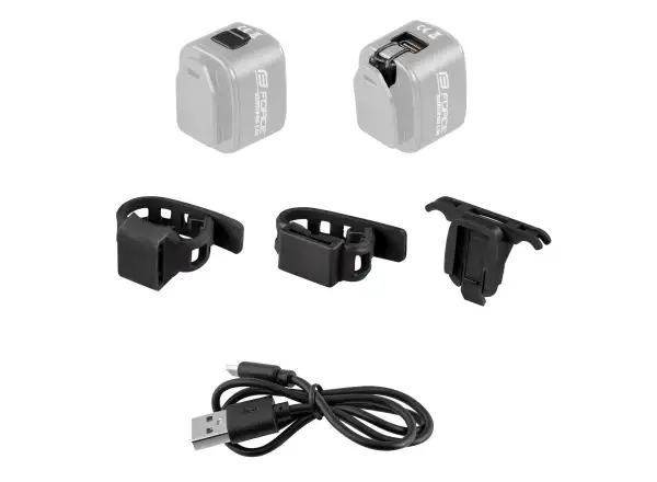 Force Flea 200LM univerzální blikačka USB černá