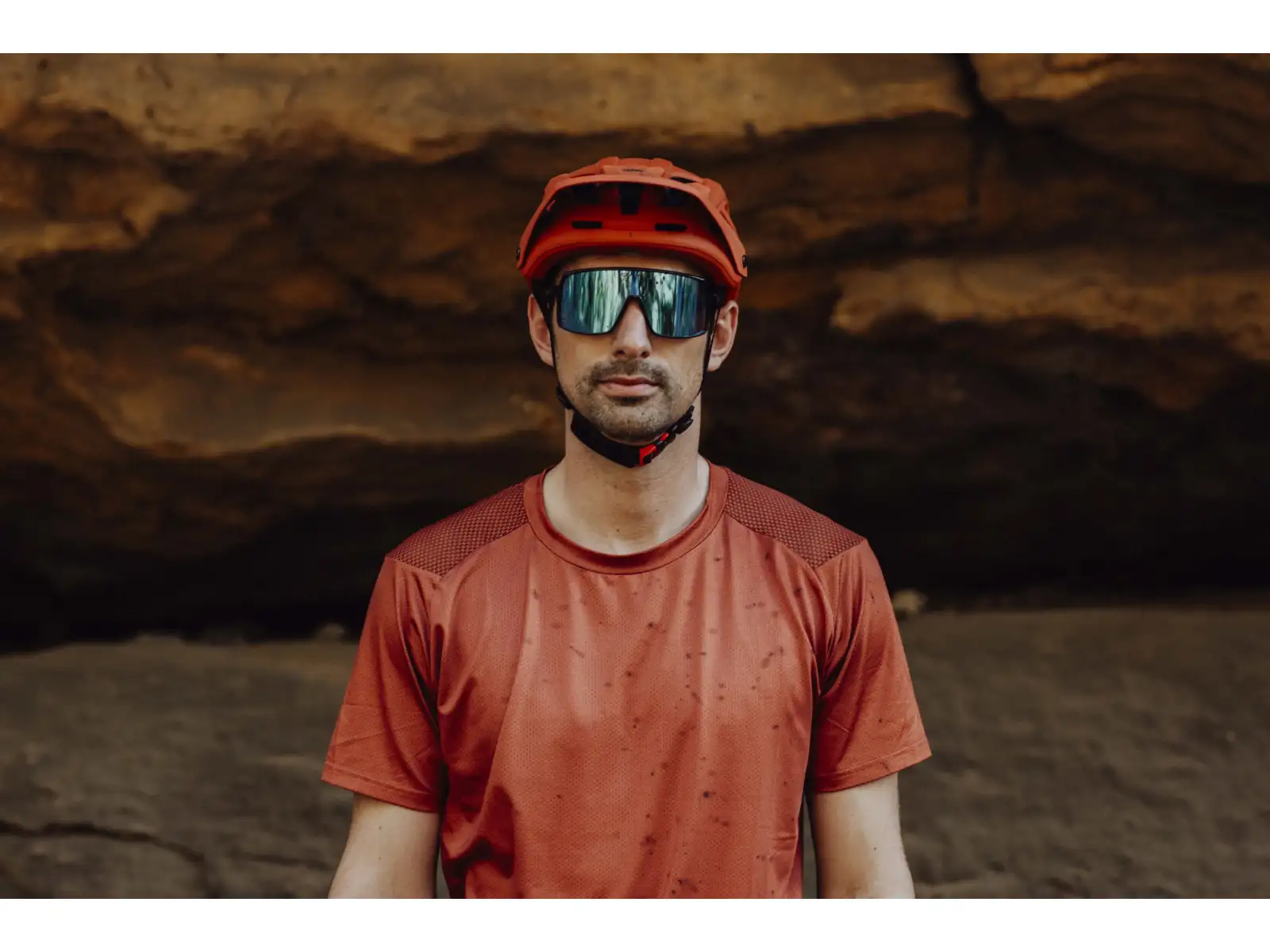 Force Ibex Mtb přilba oranžová matná