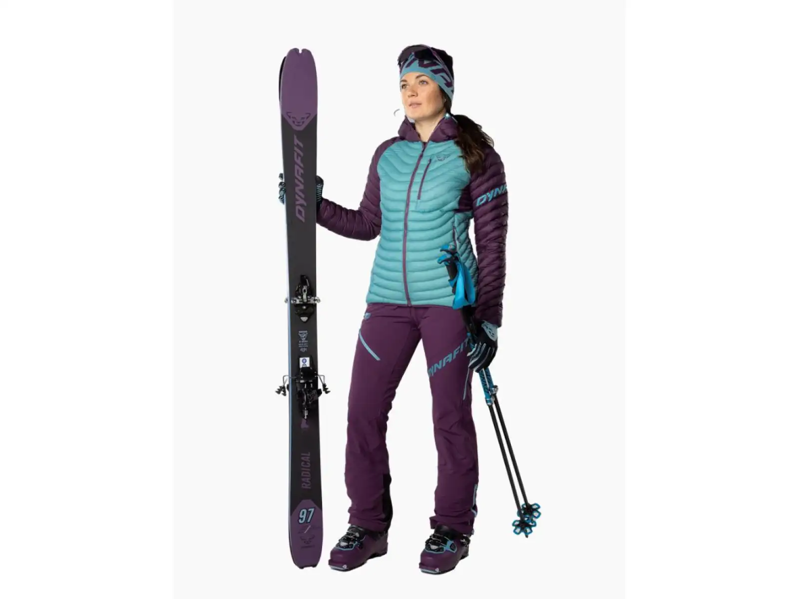 Dynafit Radical Down dámská bunda Royal Purple