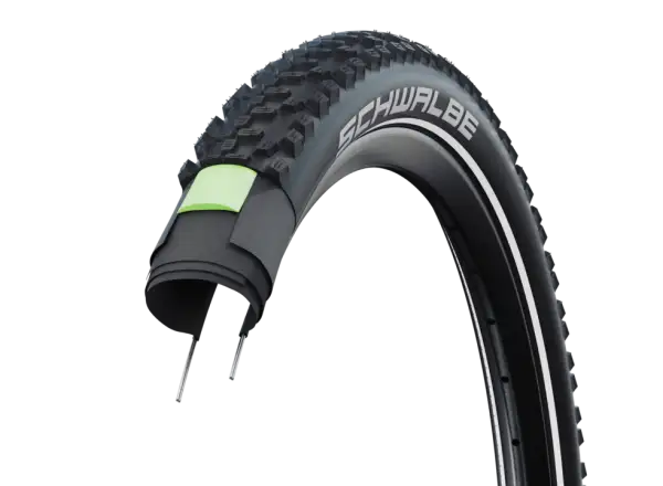 Schwalbe Smart Sam Plus Performance GreenGuard 26" MTB plášť drát Black Reflex