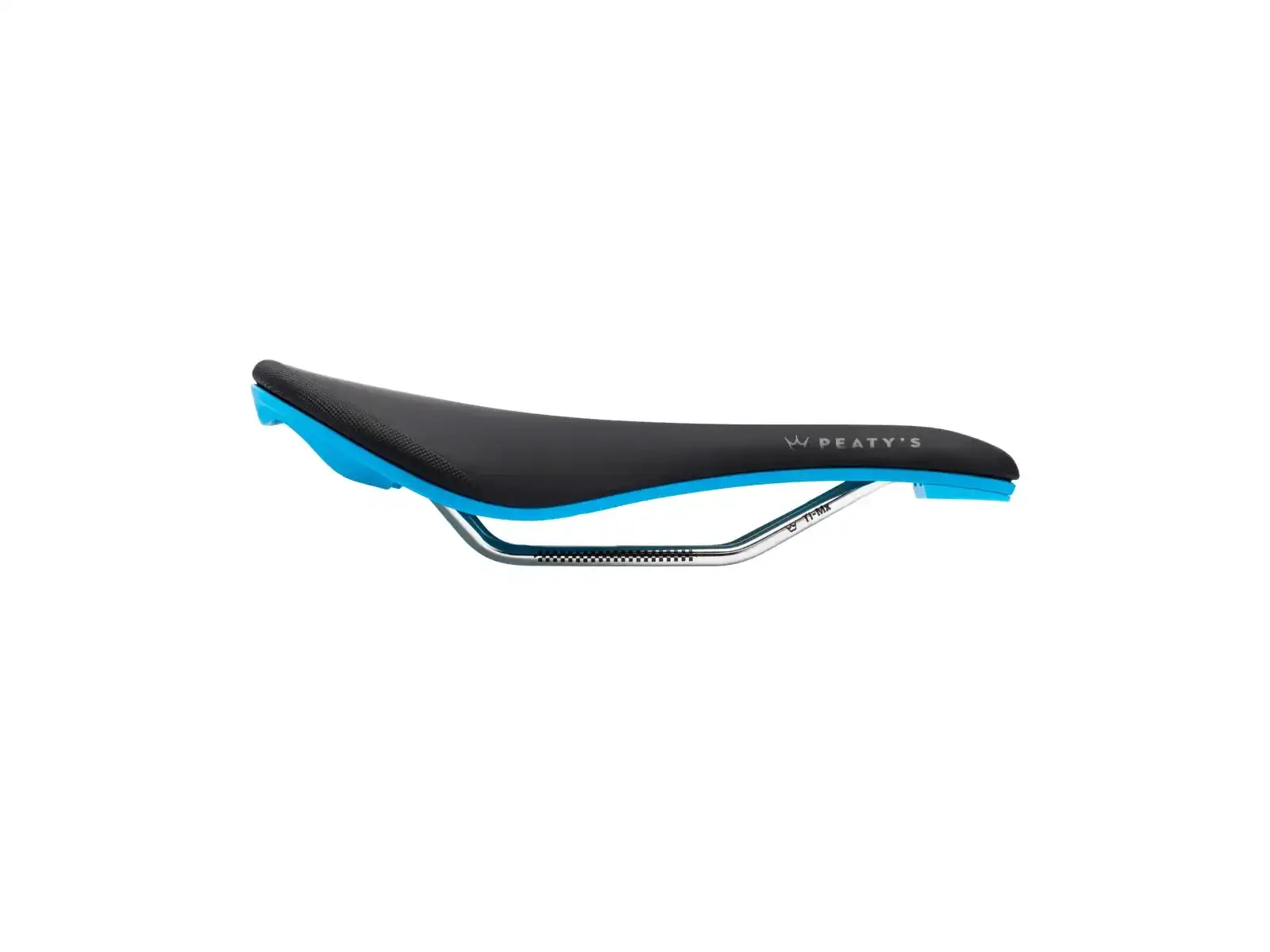 Peatys Monarch TI-MX Rail sedlo Nylon Base Turquoise