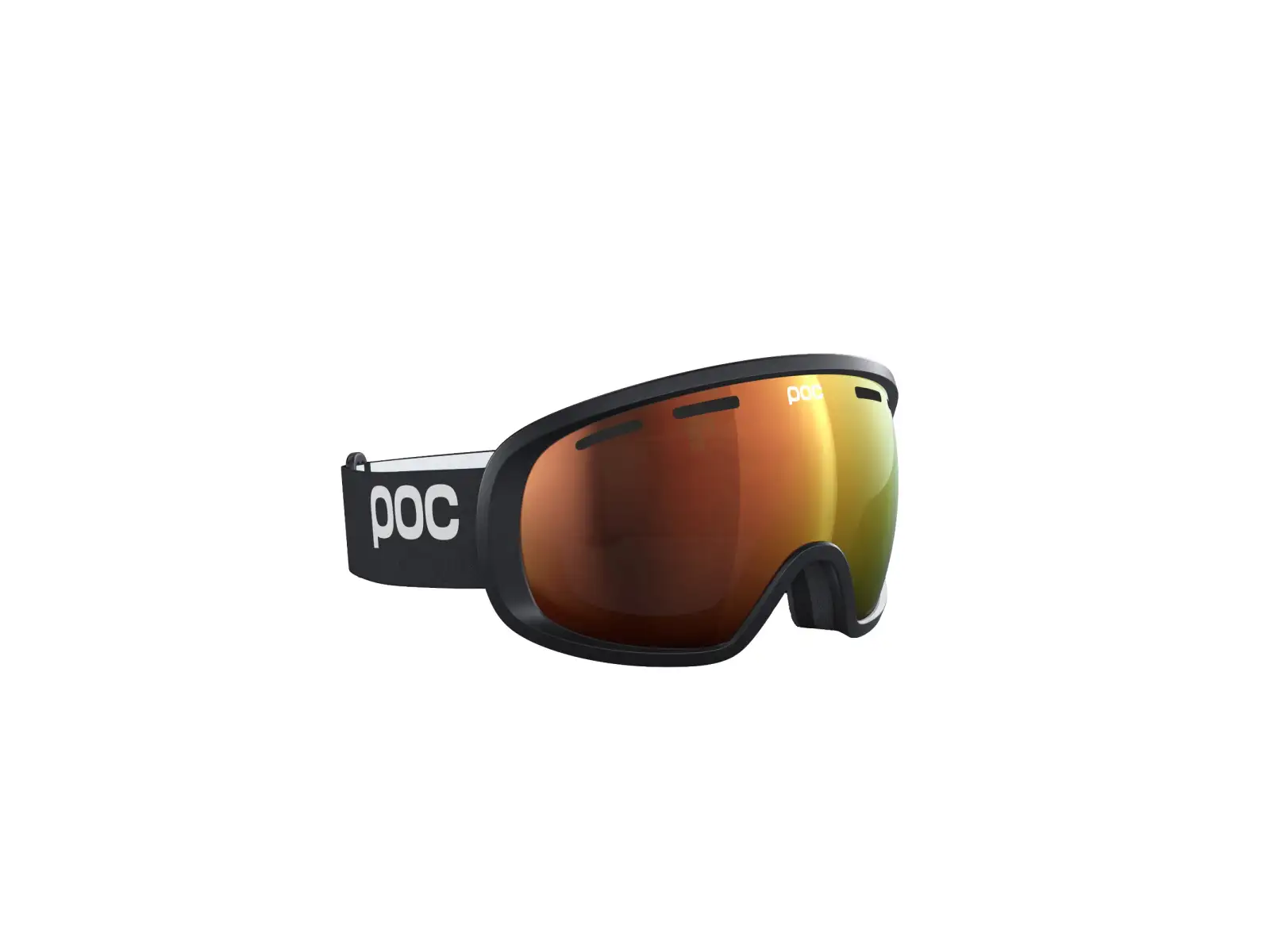 POC Fovea WF lyžařské brýle Uranium Black/Partly Sunny Orange