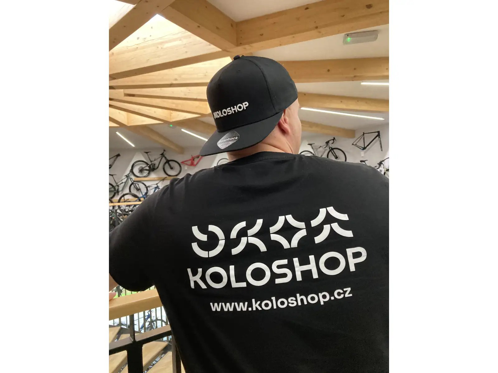 Koloshop Snapback Rapper 2024 kšiltovka Black