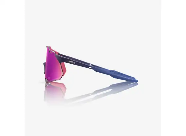 100% Hypercraft XS brýle Satin Storm Metallic/Purple Multilayer Mirror