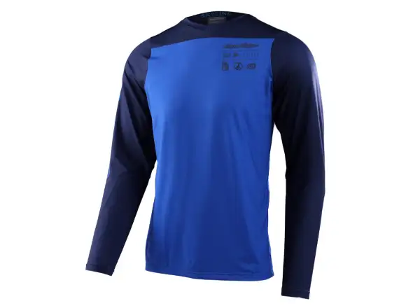 Troy Lee Designs Skyline pánský dres dlouhý rukáv Mono True Blue