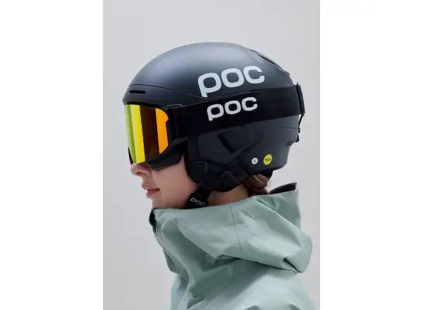 POC Nexal Mid lyžařské brýle Uranium Black/Partly Sunny Orange